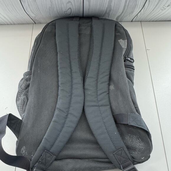 Nike Brasilia MESH Training Gym School Backpack Gray Security Mesh - Picture 6 of 10